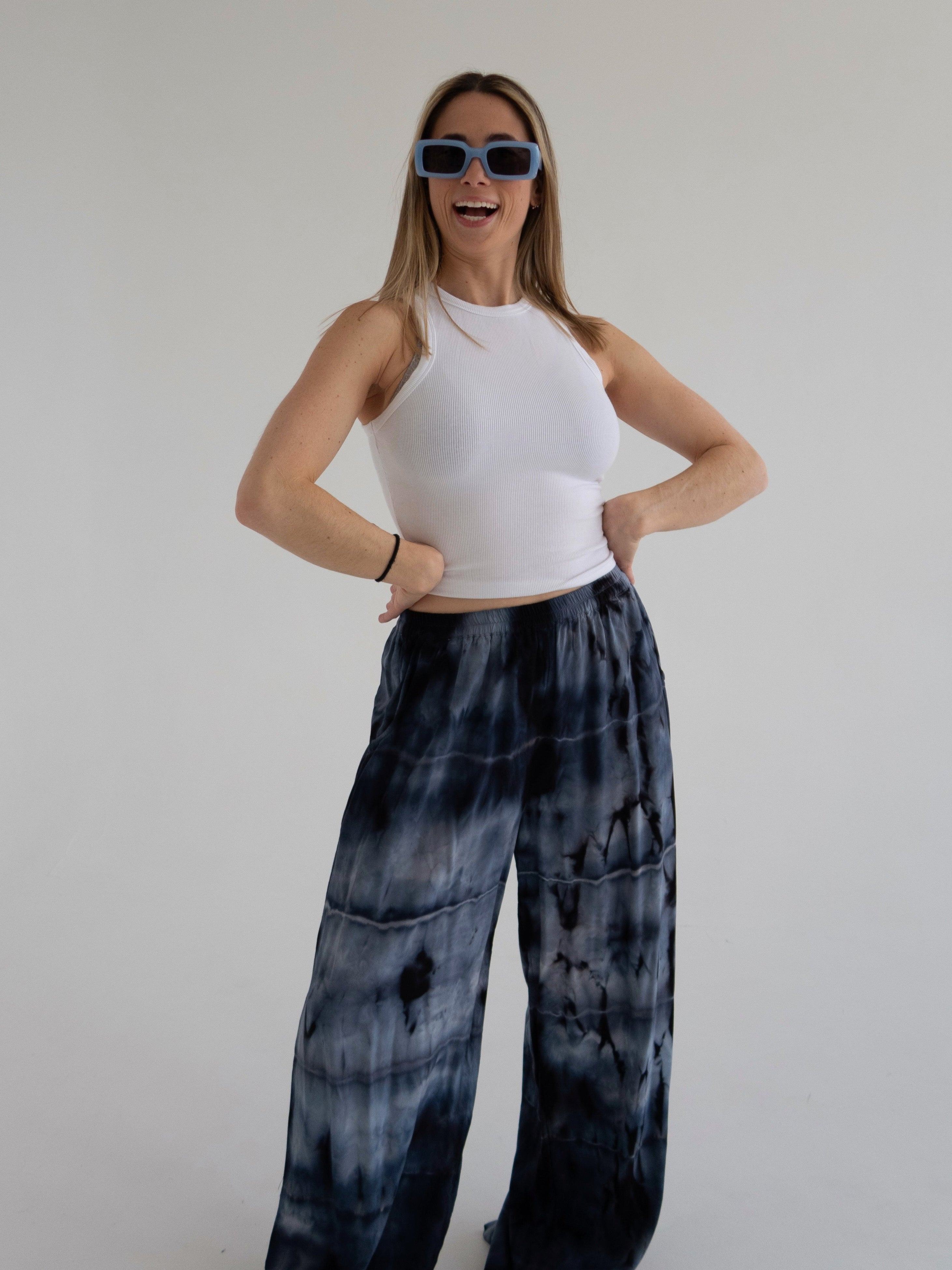 パンツ INDEPICT pigment dye lounge pants L INDEPICT pigment dye lounge pants L