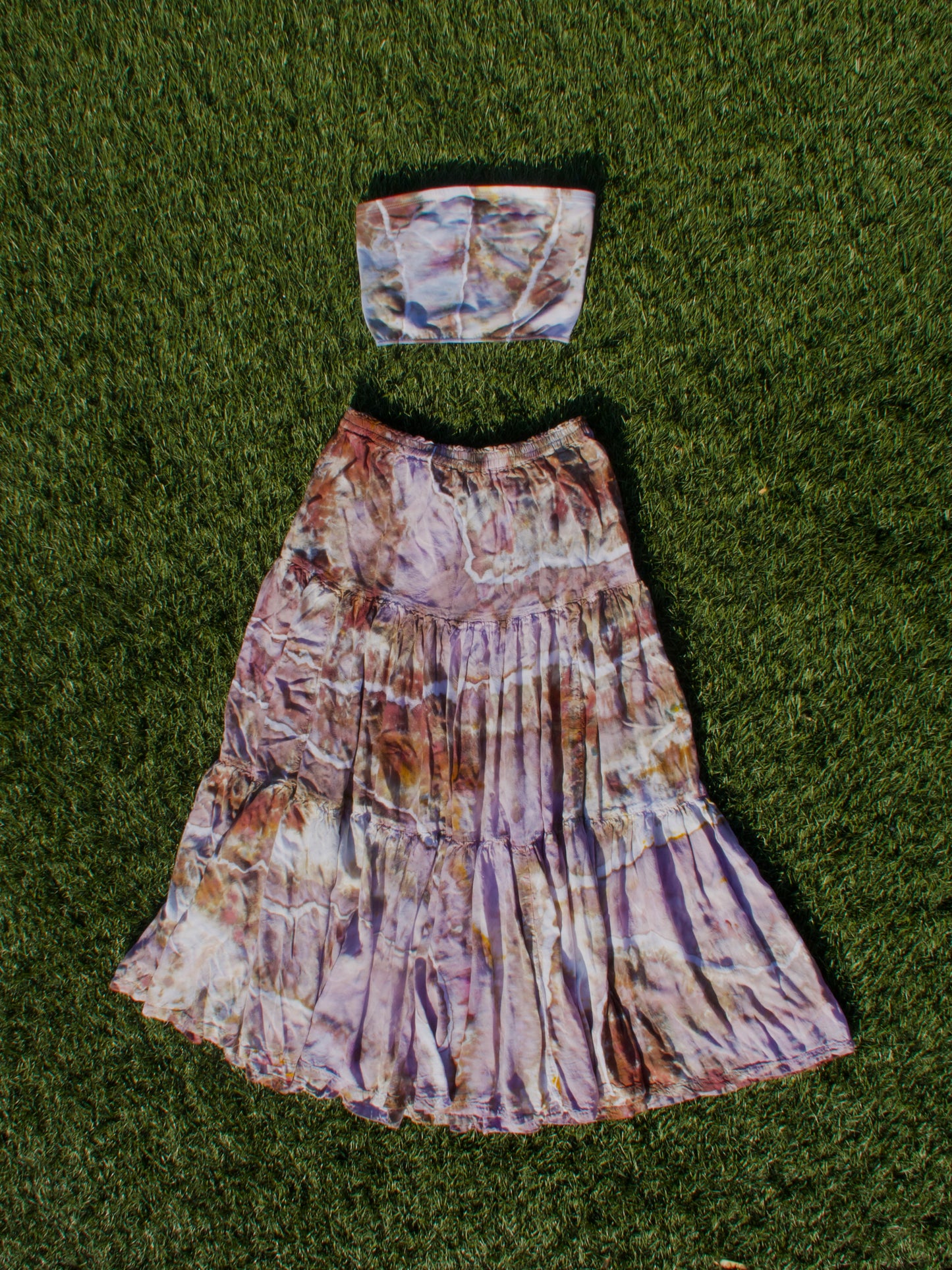 Mushroom Maxi Skirt Set - SIZE M