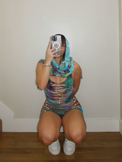 Midnight Hex Romper