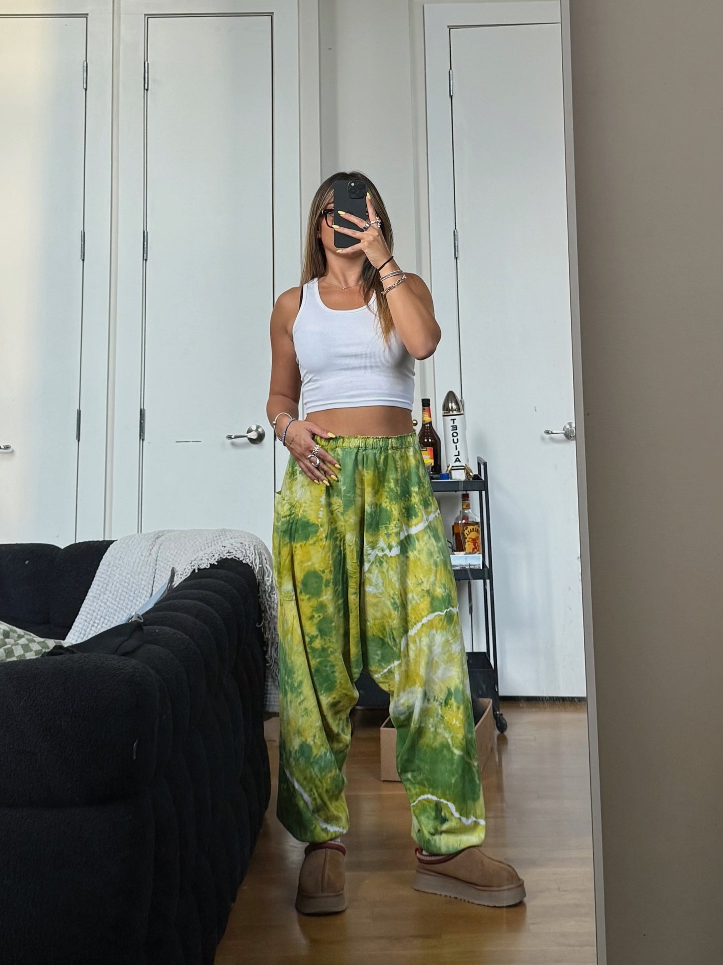 Serpentine Harem Pants