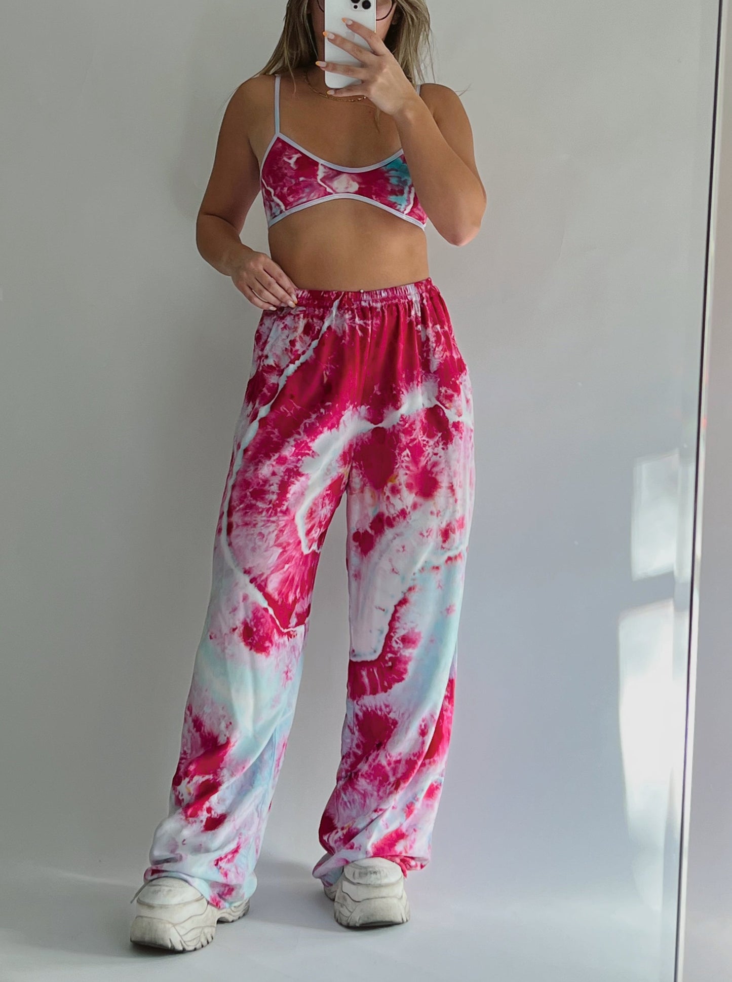 Strawberry Skies Pant Set - SIZE S