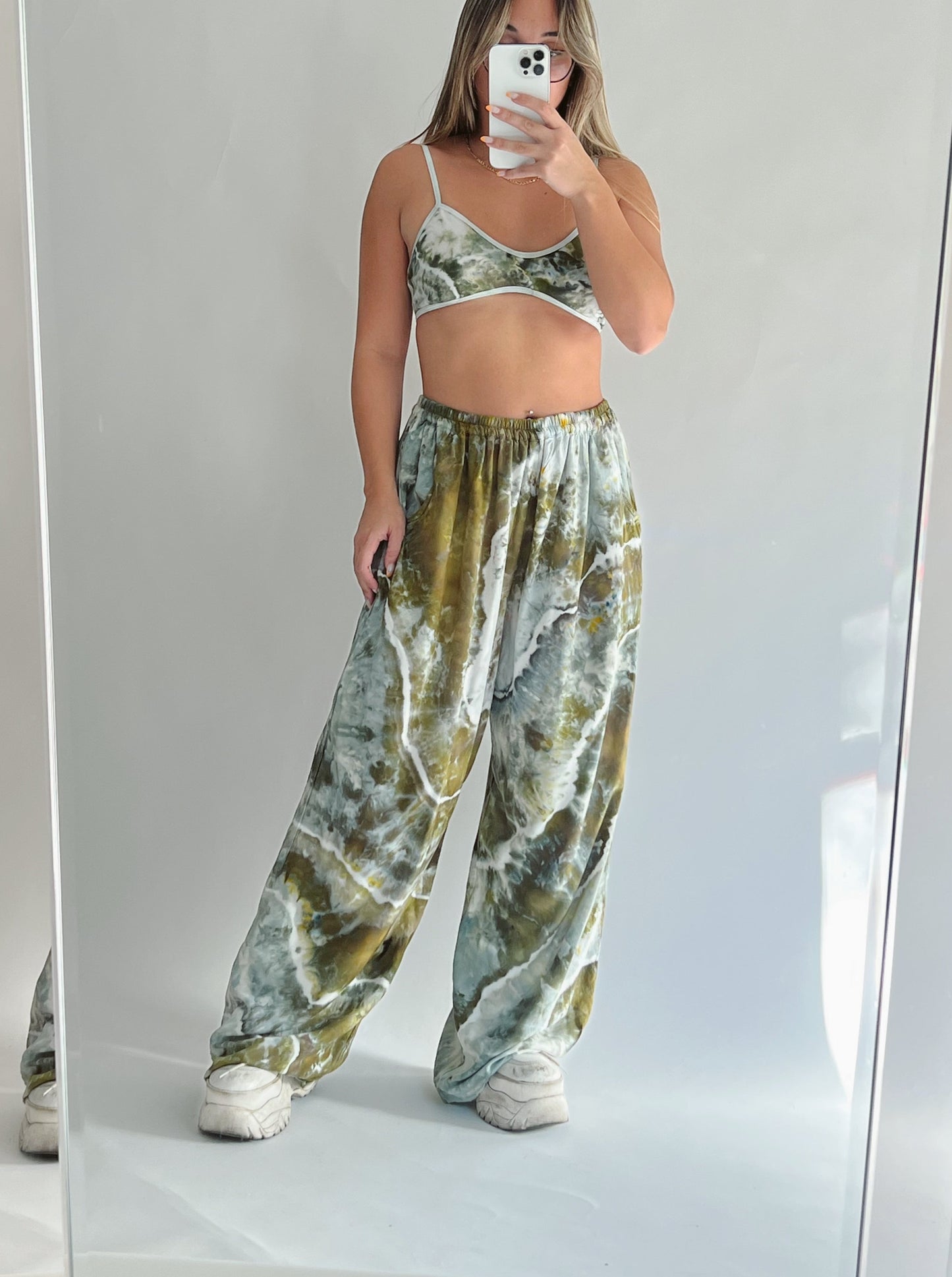 Sage Green Pant Set - SIZE L