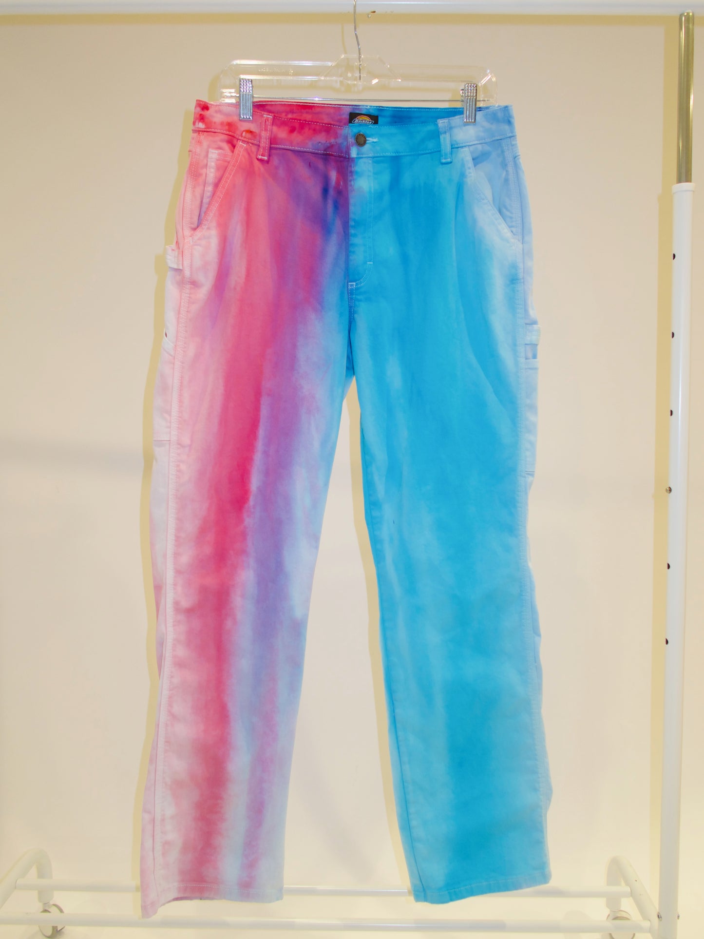 Cotton Candy Drip Carpenter Pants - SIZE 30