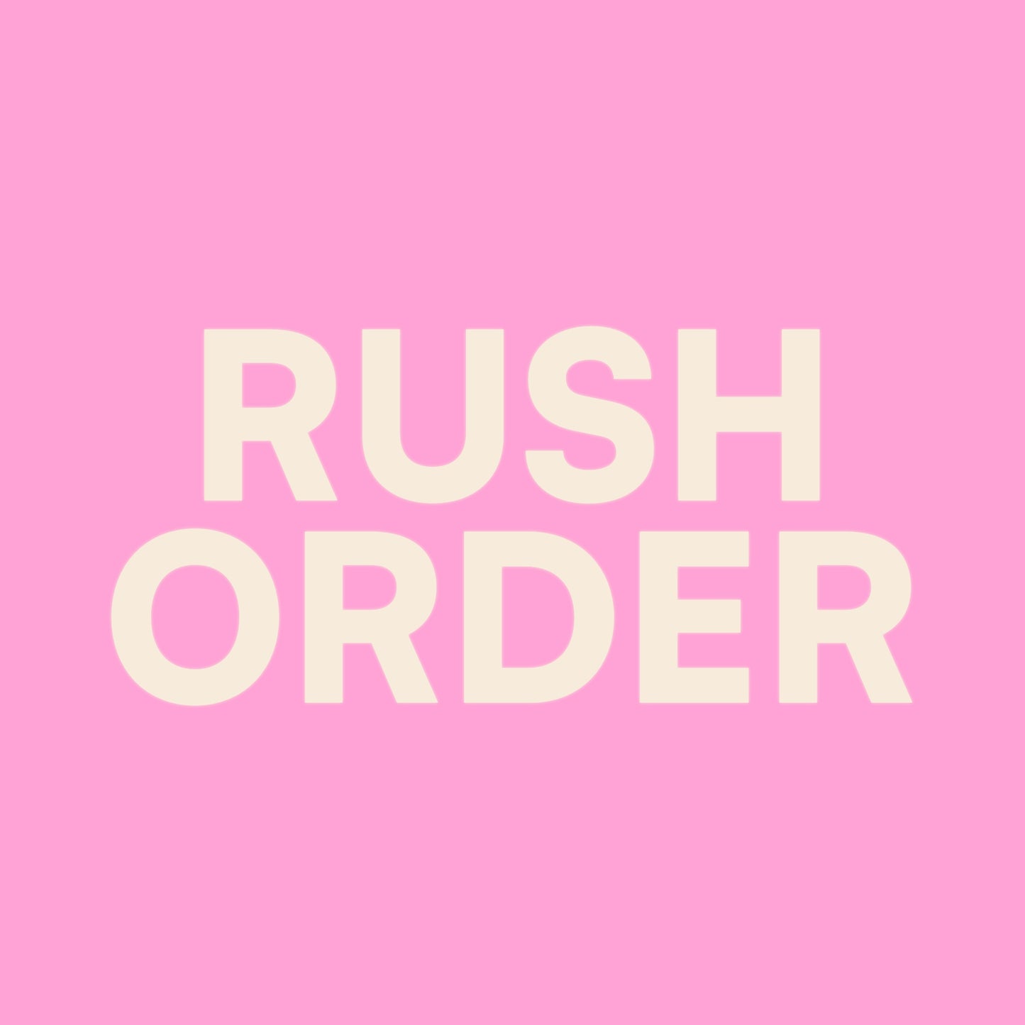 Rush Fee
